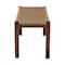 Baxton Studio Hermes MidCentury Modern Transitional Natural Seagrass and Mahogany Wood Bench 217-12731-ZORO - alternate 2